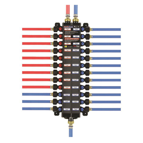 Manabloc Pex Press | Manifold, 18 Ports 1/2"