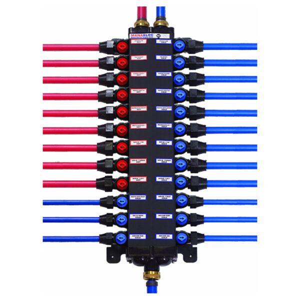 Manabloc Pex Press | Manifold, 24 Ports 1/2"